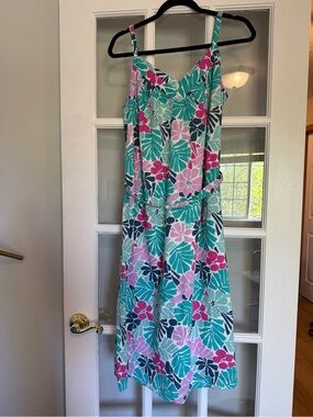 GAP Midi Summer Dress with Tropical Florals NWT